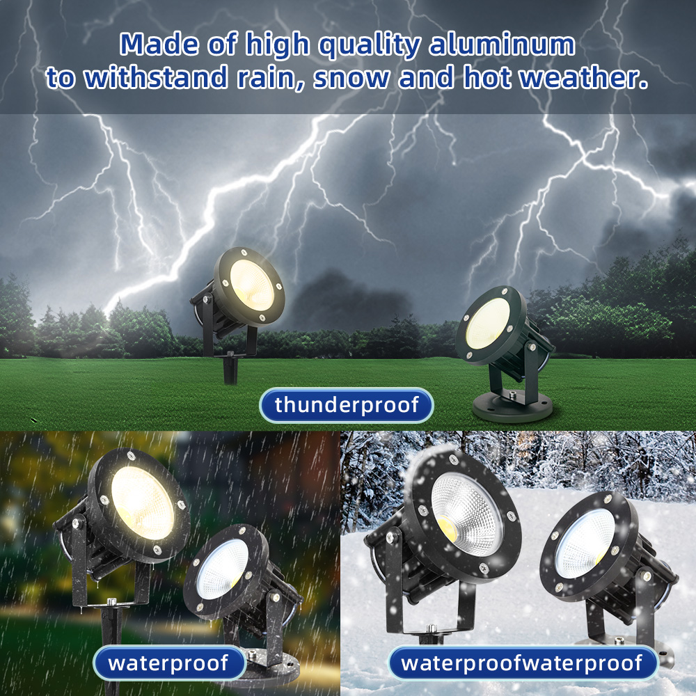 Smart Garden Light - Luminária LED GU10 para Jardim, Lâmpada