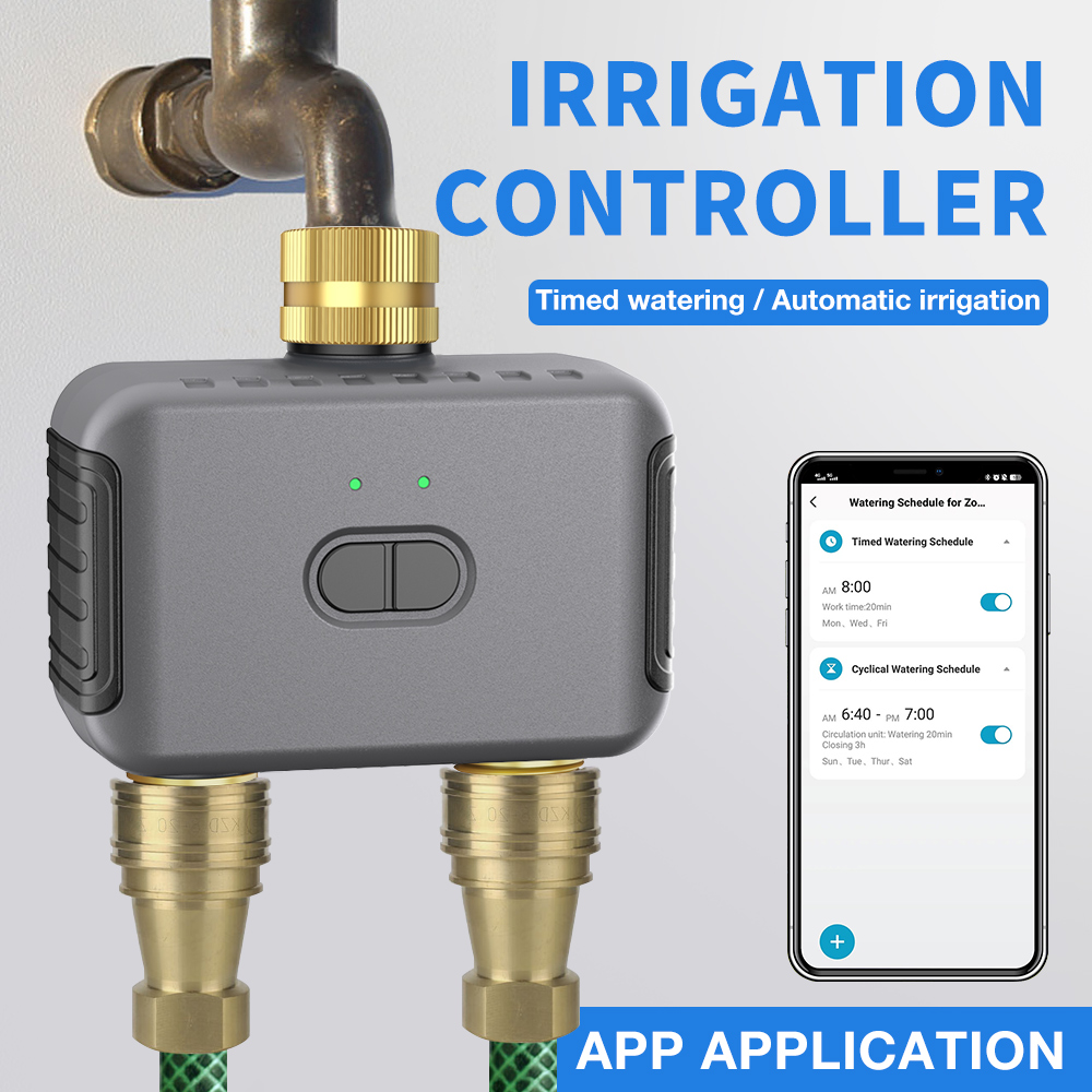 Smart Garden Watering - Tuya 2 zona temporizador de rega