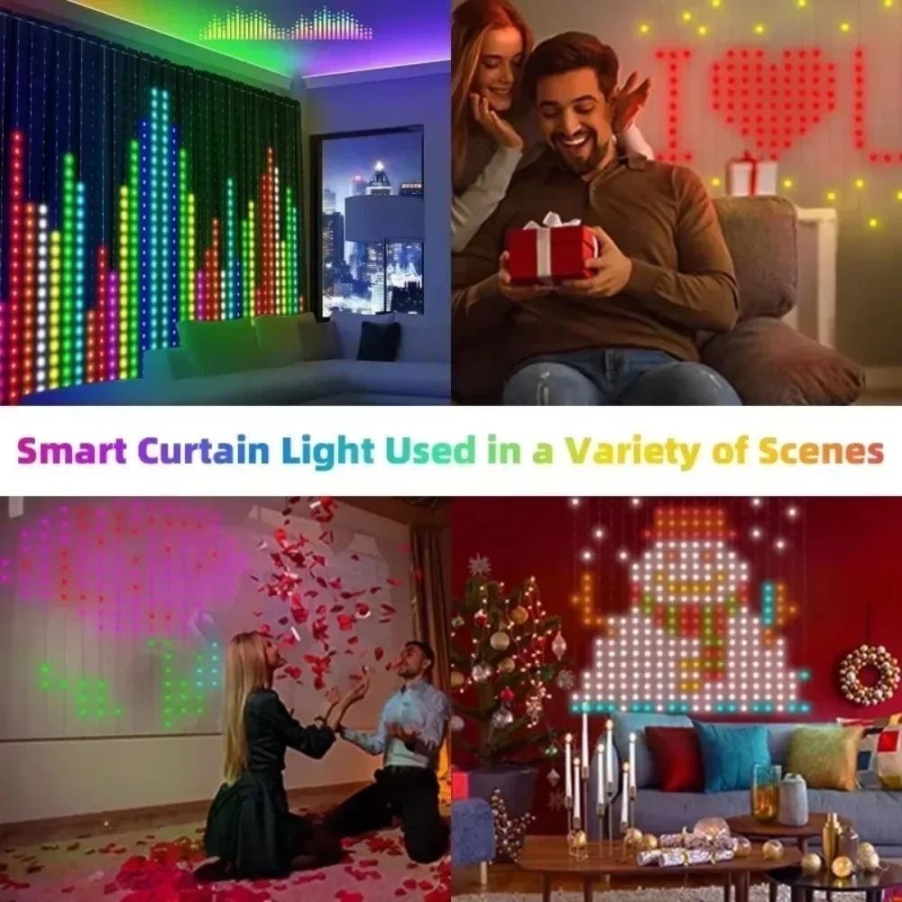 Luzes de Cortina LED Pixel par - Smart Garden Light avaliação e preço