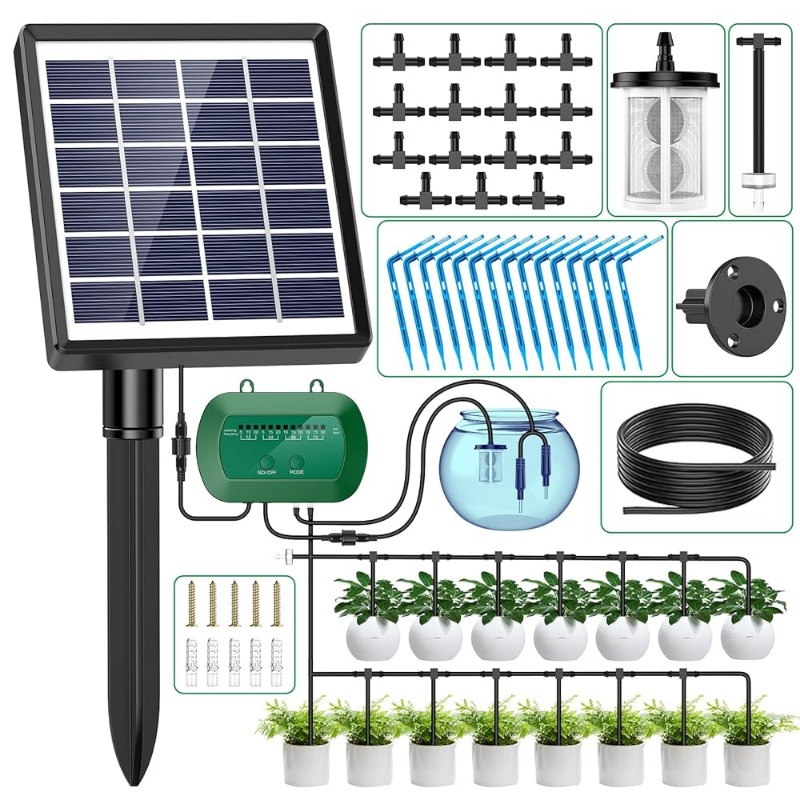 Kit de irrigação solar intelig - Smart Garden Watering avaliação e preço
