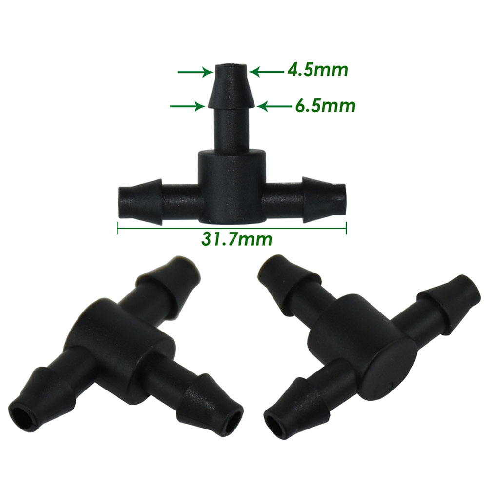 50 Peças Conector T Barbedo Pr - Smart Garden Watering avaliação e preço